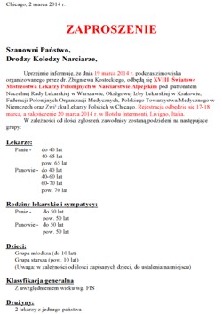 zaproszenie